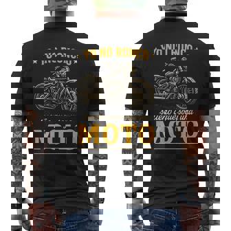 Moto Clásica Yo No Roncoueño Queoy Motero Biker Regalo Manga Larga Camiseta Hombre Estampado Espalda - Regaloses