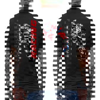 Moto De Course Motocycliste Motocyclette Manche Longue T-shirt imprimé au dos - Cadeauxyz