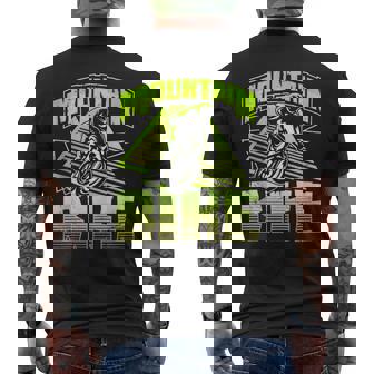 MOUNTAINBIKE MOUNTAIN BIKER MOUTAIN BIKING Biking Tank Top Men's Back Print T-Shirt | Mazezy