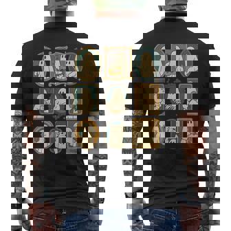 Music Teacher Orchestra Spooky Halloween Ghost Band Men's Back Print T-Shirt | Mazezy