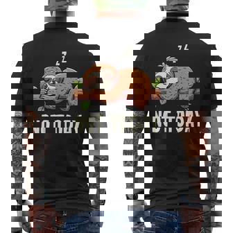 Mypirit Animalloth 私のスピリットアニマルナマケモノ 長袖tシャツ メンズTシャツ バックプリント - Kawaiitshirt