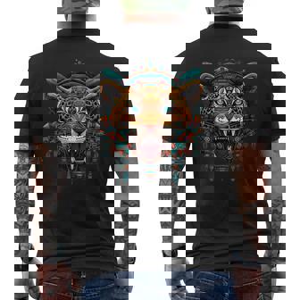 Mythologie Aztèque Mexicaine Native Fierté Mexicaine Jaguar Maya T-shirt imprimé au dos - Cadeauxyz