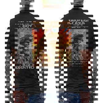 Nacho Average Bigfoot Men's T-shirt Back Print | Mazezy