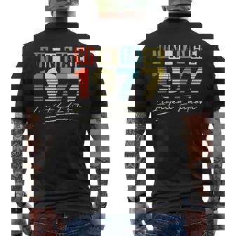 Nacido En 1977Intage Best Of 1977 Camiseta Hombre Estampado Espalda - Regaloses