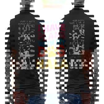 Nala Nome Del Cane Nala Idea Regalo Personalizzabile T-shirt da uomo con stampa posteriore - Novitaregali