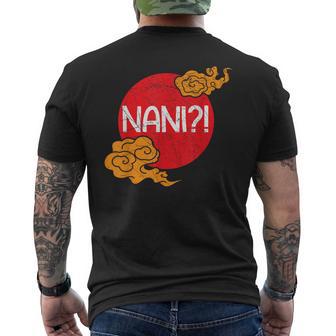 Nani Quoi Animes Otaku Japon Animé Cadeau Manga T-shirt imprimé au dos - Cadeauxyz