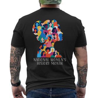 National Women's History Month 2026 Women's History Month Men's T-shirt Back Print - Monsterry