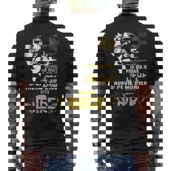 Ne Me Dérangez Pas Quand Je Pêche Bière Pêcheur Manche Longue T-shirt imprimé au dos - Cadeauxyz