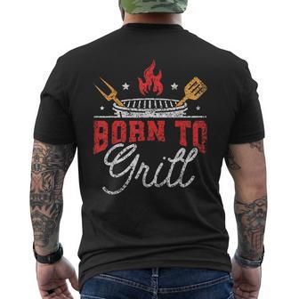 Né Pour Griller Chefs Cuisiner Cuisiniers La Cuisine Chef T-shirt imprimé au dos - Cadeauxyz
