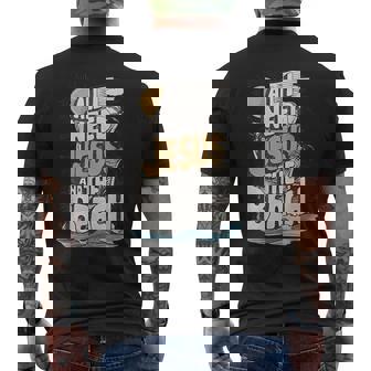 All I Need Jesus And The Beach Christian Men's T-shirt Back Print - Thegiftio