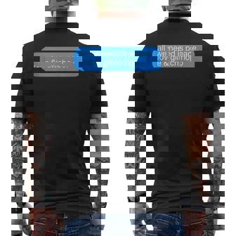 All We Need Is Peace Love & Glitch Hop Tank Top Men's Back Print T-Shirt | Mazezy