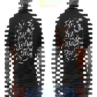 Netball Player Catching The Ball Eat Sleep Netball Repeat Men's Back Print T-Shirt | Mazezy