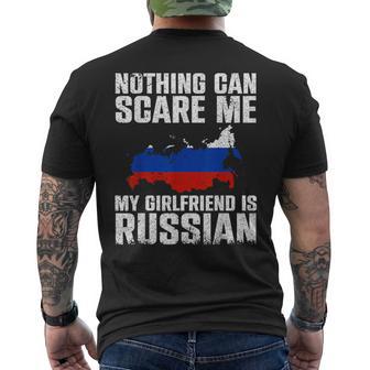 Nichts Kann Mich Erschrecken Meine Freundin Ist Russin T-Shirt mit Rückendruck - Geschenkecke