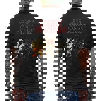 Night Hunters 3 Animals In The Forest Cool Gamer Men's T-shirt Back Print - Monsterry