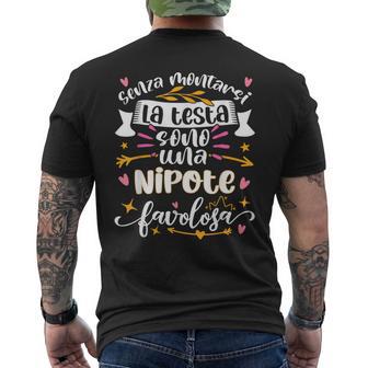 Nipote Favolosa Divertente Donna Nipote Femmina Compleanno T-shirt da uomo con stampa posteriore - Novitaregali