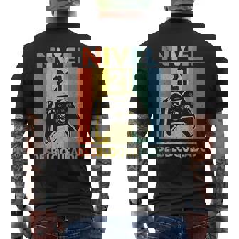 Nivel 21 Desbloqueado Gamer 21 Años Hombre Nivel 21 Unlocked Camiseta Hombre Estampado Espalda - Regaloses