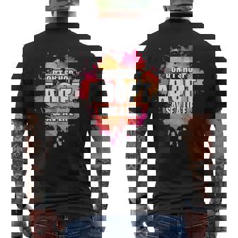 No Compre Adopte La Acuarela Perro Pata Refugio De Animalesoluntario Camiseta Hombre Estampado Espalda - Regaloses