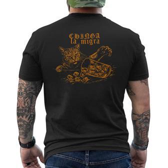 No Ice Please Anti-Ice Cat Men's T-shirt Back Print - Monsterry