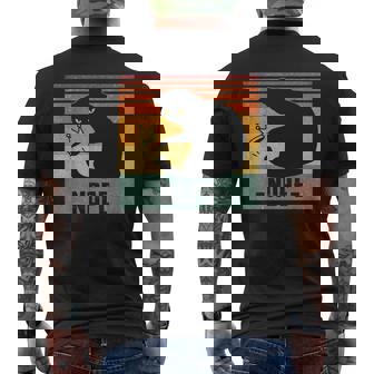 No Kings In America Black Cat Cat Kicking Crown Men's T-shirt Back Print - Monsterry