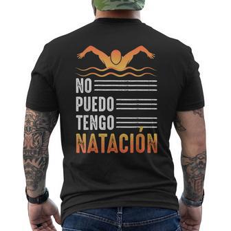 No Puedo Tengo Natación Piscina Nadador Nadar Divertido Camiseta Hombre Estampado Espalda - Regaloses