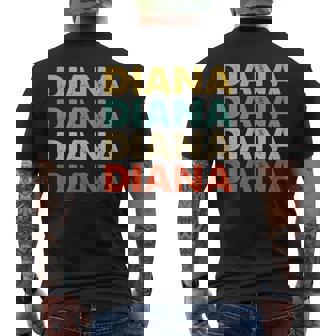 Nombre Diana Camiseta Hombre Estampado Espalda - Regaloses