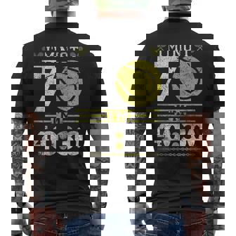 Non Ho 70 Anni Giocatore Di Tennis Tennis T-shirt da uomo con stampa posteriore - Novitaregali