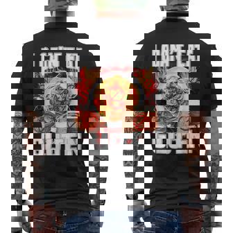 Non Posso Mangiare Glutine Divertente Intolleranza Al Glutine T-shirt da uomo con stampa posteriore - Novitaregali