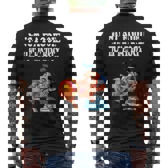 Not A Foodie But I Eat Booty Ass Adult Humor Men's T-shirt Back Print - Monsterry