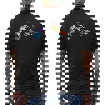 Notes De Musique Retro Clavier Cadeau Pour Joueur De Piano T-shirt imprimé au dos - Cadeauxyz