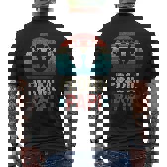 Nouveau Grand-Père Jeune Papy Promu Papi T-shirt imprimé au dos - Cadeauxyz