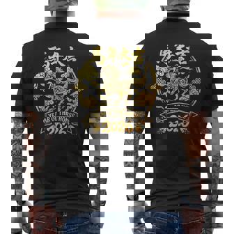 Nouvel An Chinois Lunaire Rouge Du Cheval 2026 T-shirt imprimé au dos - Cadeauxyz