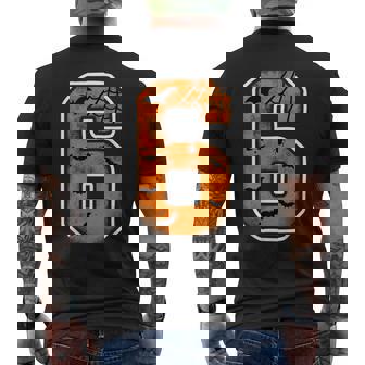 Number 6 6Th Birthday Boy Six Halloween Happy Birthday Men's T-shirt Back Print | Mazezy