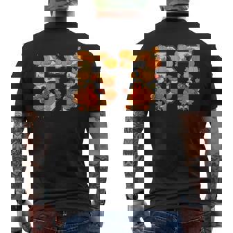 Number 67 Matching Six Seven 6 7 Meme 67 Thanksgiving Men's T-shirt Back Print | Mazezy