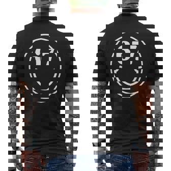 Number 67 Player Or 67Th Birthday Six Seven Men's T-shirt Back Print | Mazezy