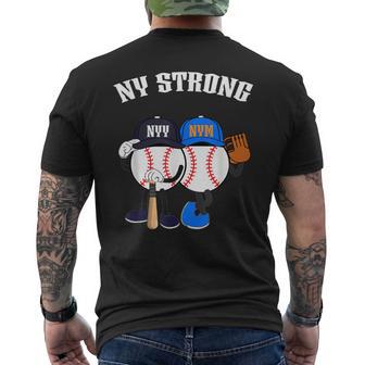 Ny Strong_Nyy_Nym_Mlb_001 Men's T-shirt Back Print - Thegiftio UK