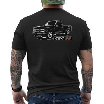 Obs 90S Pickup Truck 454 Ss Men's T-shirt Back Print - Monsterry UK