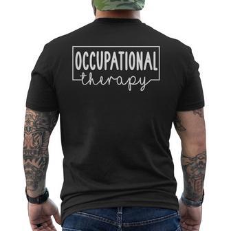 Occupational Therapy Pediatric Therapist Ot Month Cute Ota Men's T-shirt Back Print - Seseable