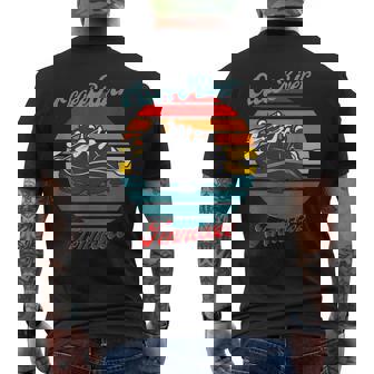 Ocoee River Tennessee Water Rafting Canoeing Men's Back Print T-Shirt | Mazezy