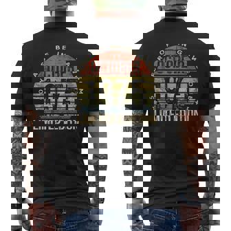 October 1975 Limited Edition 50-Year-Old 50Th Birthday Men's T-shirt Back Print | Mazezy