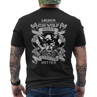 Odin Mythologie Für Wikinger Fans T-Shirt mit Rückendruck - Geschenkecke