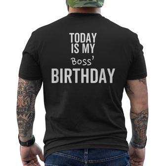 Oggi È Il Compleanno Del Mio Capocherzopecialeulla Migliore Zia Diempre T-shirt da uomo con stampa posteriore - Novitaregali