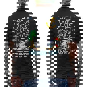 Oh Ship It's A Friends Trip Matching Friends Cruise Men's T-shirt Back Print - Monsterry