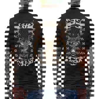 Oktoberfest Ersatz Tracht Lederhose Herbstfest Trachten T-Shirt mit Rückendruck - Seseable