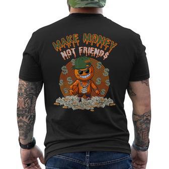 Olive Army Solar Orange Orange Olive Sneaker Matching Men's T-shirt Back Print - Thegiftio UK