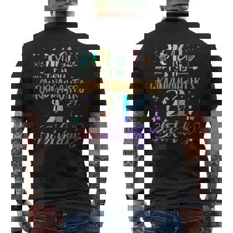 Omg It's My Granddaughter's 21St Birthday Sweet 21 Years Old Men's T-shirt Back Print | Seseable UK