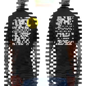 One Happy Dude Abuela 1St Birthday Family Matching Men's T-shirt Back Print - Thegiftio