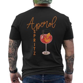 Orangepritz Aquarell Getränkommer Cocktail Geschenk T-Shirt mit Rückendruck - Geschenkecke