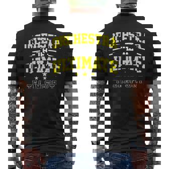 Orchestra Ultimate Sport Team Sports Music Band Men's Back Print T-Shirt | Mazezy