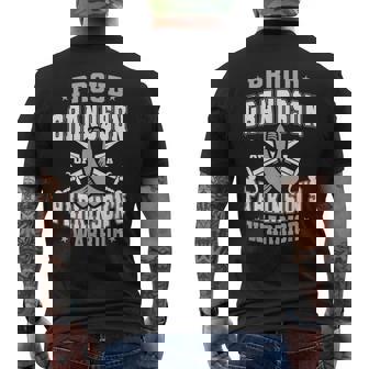 Orgulloso Nieto De Un Guerrero De Parkinson Apoyo Parkinson Camiseta Hombre Estampado Espalda - Regaloses