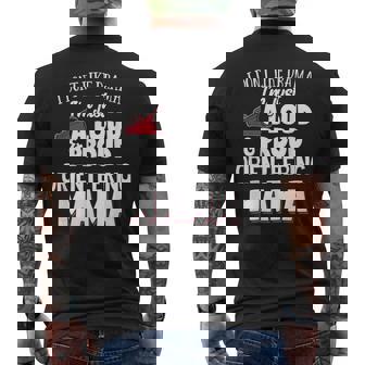 Orienteering Mom Loud And Proud Mama T-Shirt Men's Back Print T-Shirt | Mazezy